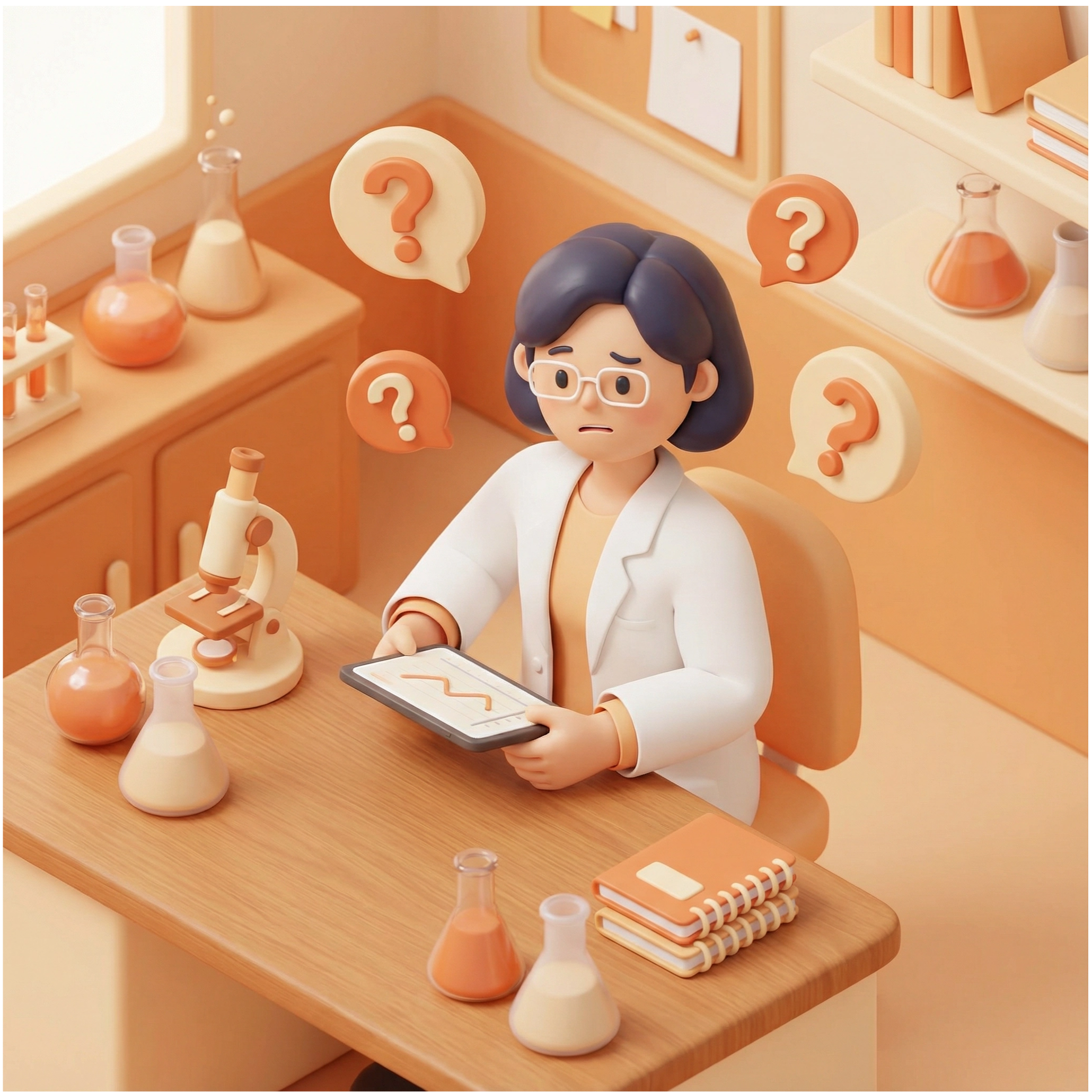 고민하는 선생님